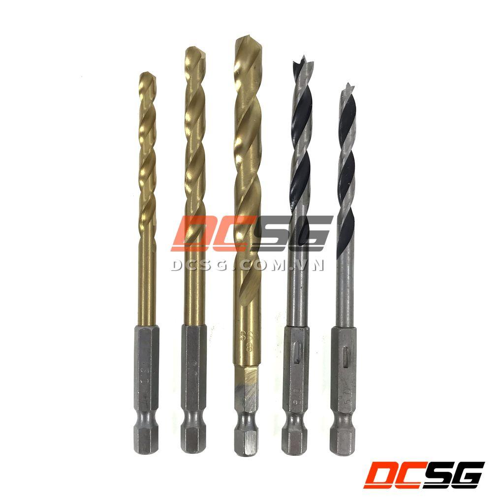 Bộ mũi khoan sắt và gỗ chân lục giác Makita D-20769 | DCSG
