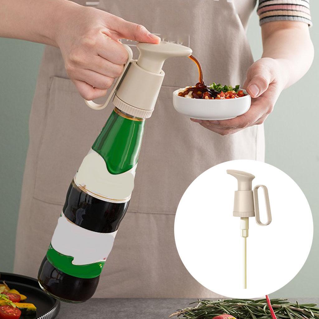 Sauce Bottle Press Mouth Nozzle Oil Pot Pump Head Accessory