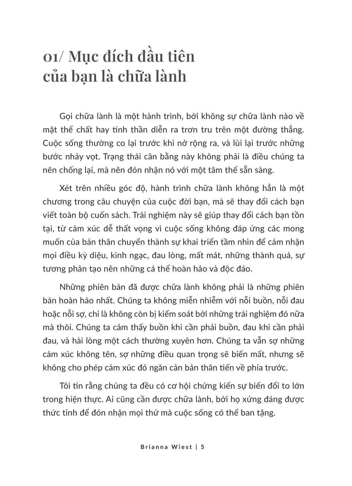 Một Cuốn Sách Chữa Lành