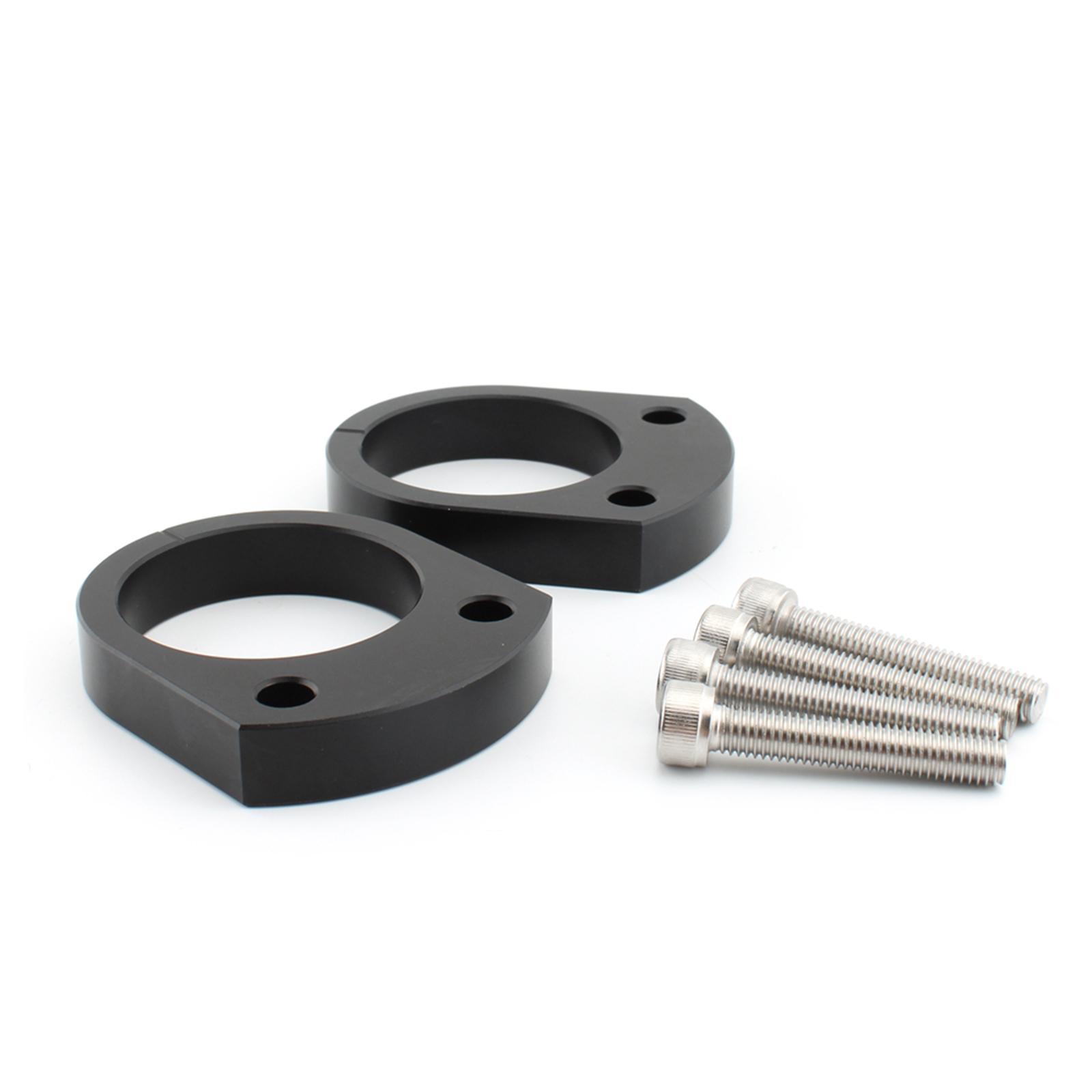 2 Pieces Handlebar Risers, Handlebar Clamp 14mm Aluminum Alloy Adapters Handle Bar Riser Clamp for  Zzr1400 Motorbike Accessories