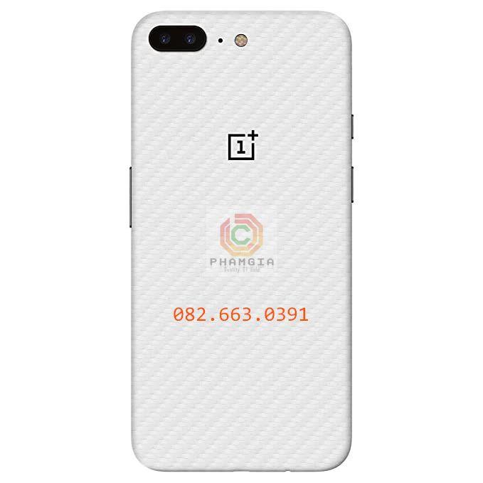 Miếng dán mặt lưng skin carbon dành cho Oneplus 5