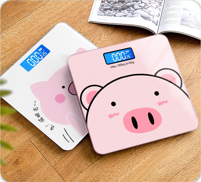 Cân Sức Khỏe Personal Scale - Cân Hình Heo Hồng Kute