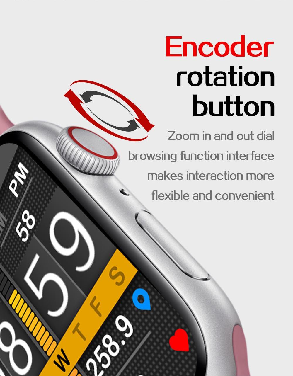 Đồng hồ thông minh gốc dành cho nam giới Đồng hồ thông minh I7 Pro Max Series 7 Điện thoại tùy chỉnh Đồng hồ thể thao mặt Phụ nữ không thấm nước cho nam giới