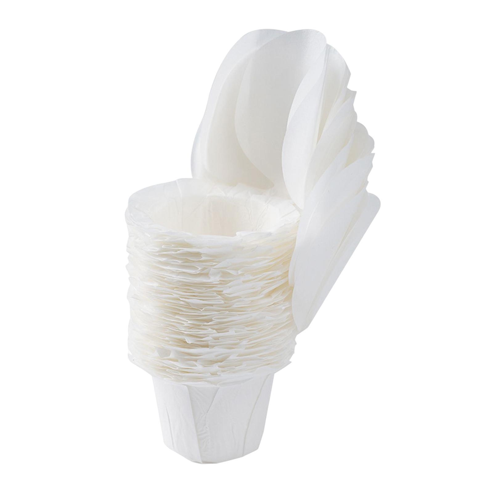 50Pcs Coffee Filters with Lid Coffee Pod Liner Paper Coffee Machine Filters for 1.0 & 2.0 Coffee Maker Part