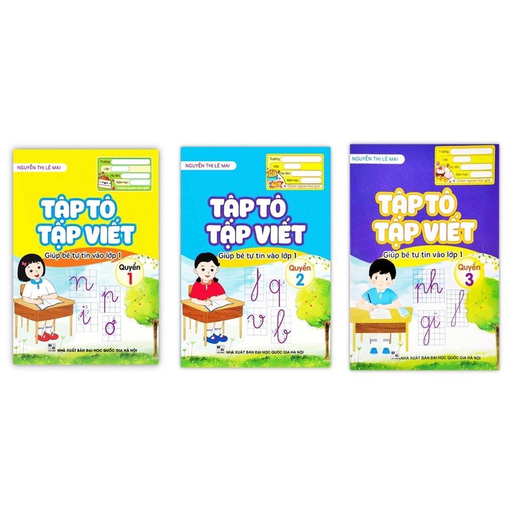 Sách - Combo 3 quyển Tập Tô Tập Viết - Giúp bé tự tin vào lớp 1