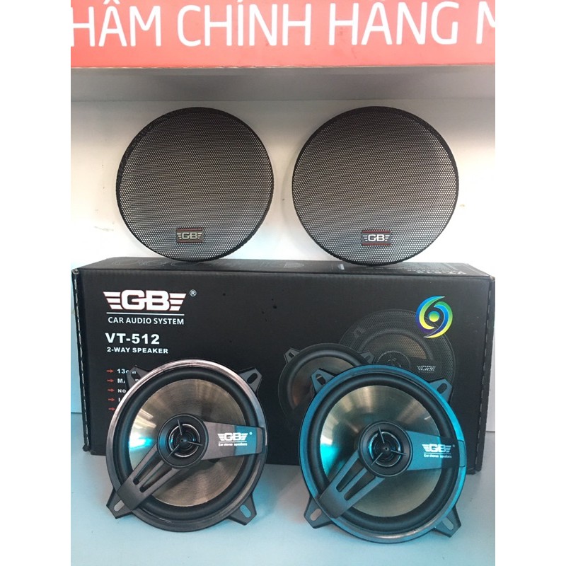 Loa Cánh Cửa 13cm 5inch GB VT-512 - Loa Đồng Trục Công Suất 160W Cho Ô Tô Xe Hơi