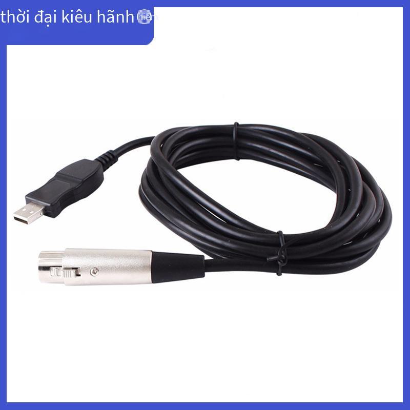 Đảm bảo chất lượng Cáp micro USB 3m Cáp micro usb Cáp thu âm micro kết nối với máy tính Cáp máy tính 3m