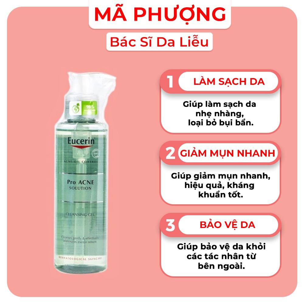 Gel Rửa Mặt Mụn Eucerin Pro Acne 200ml