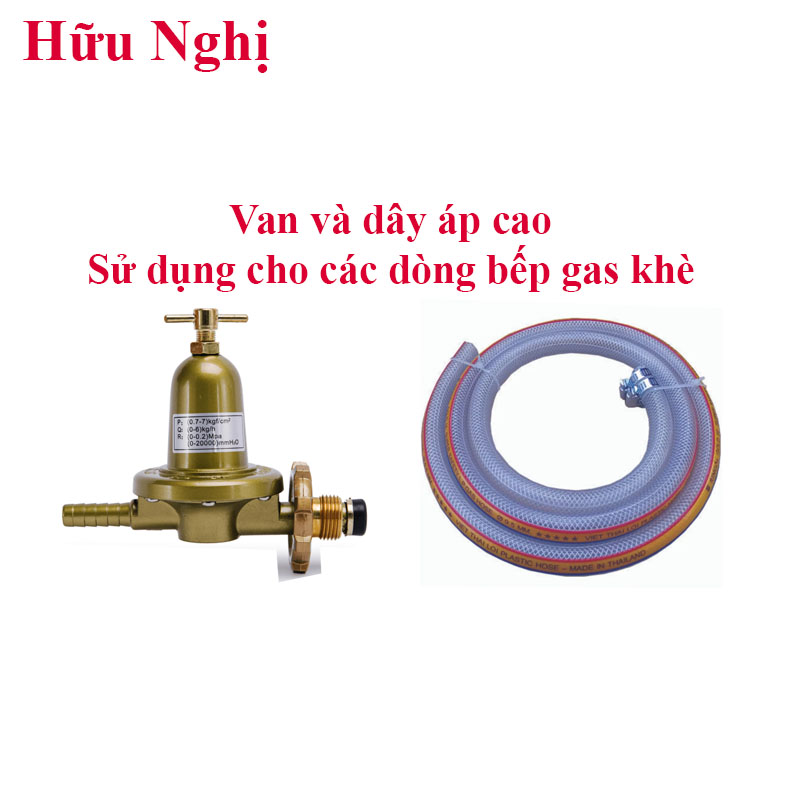 Van và dây áp cao thailand, Sử dụng cho các dòng bếp gas khè