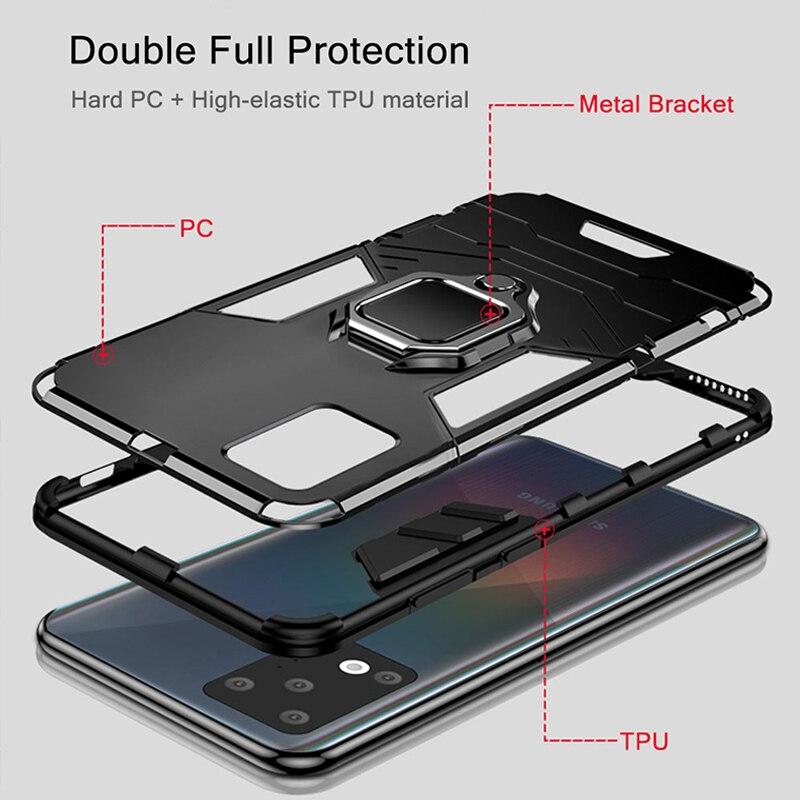 Ốp điện thoại có nhẫn đỡ từ tính cho Xiaomi Redmi Note 8 Pro 8t Note 7 8a 7a 6a