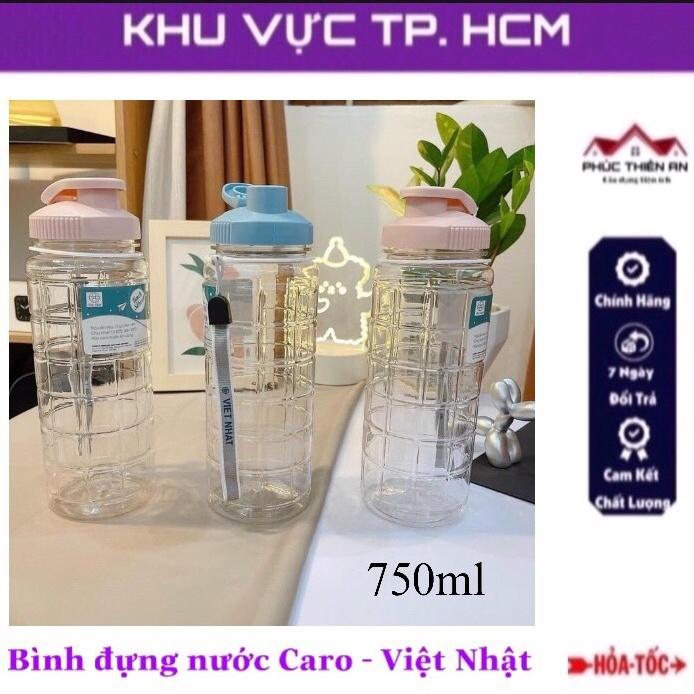 Bình nước thể thao Caro 750ml - Việt Nhật