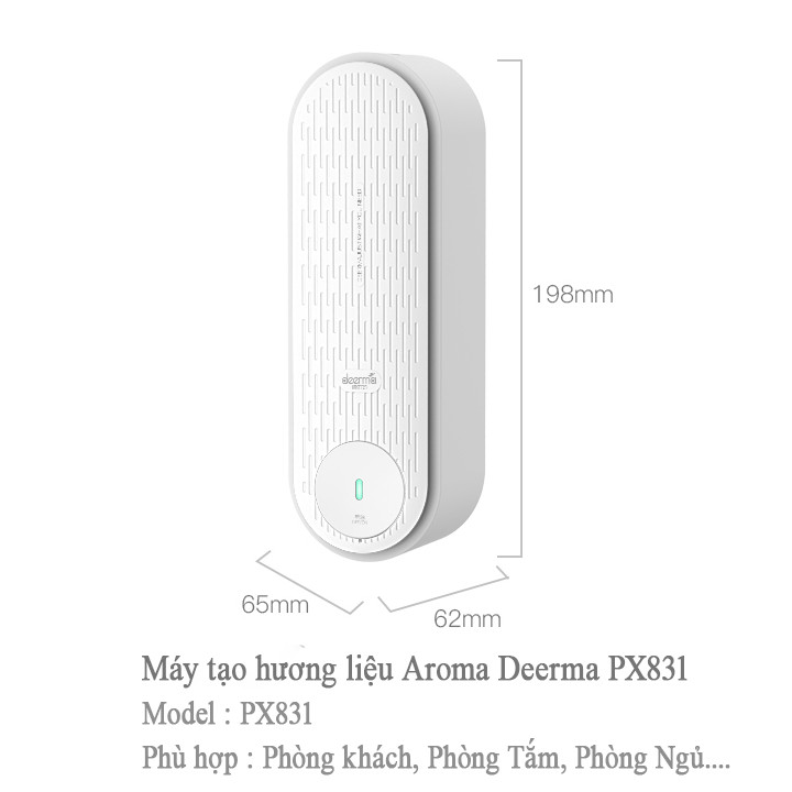 Máy phun tinh dầu, tạo hương thơm Deerma PX831 - Hàng CHính Hãng