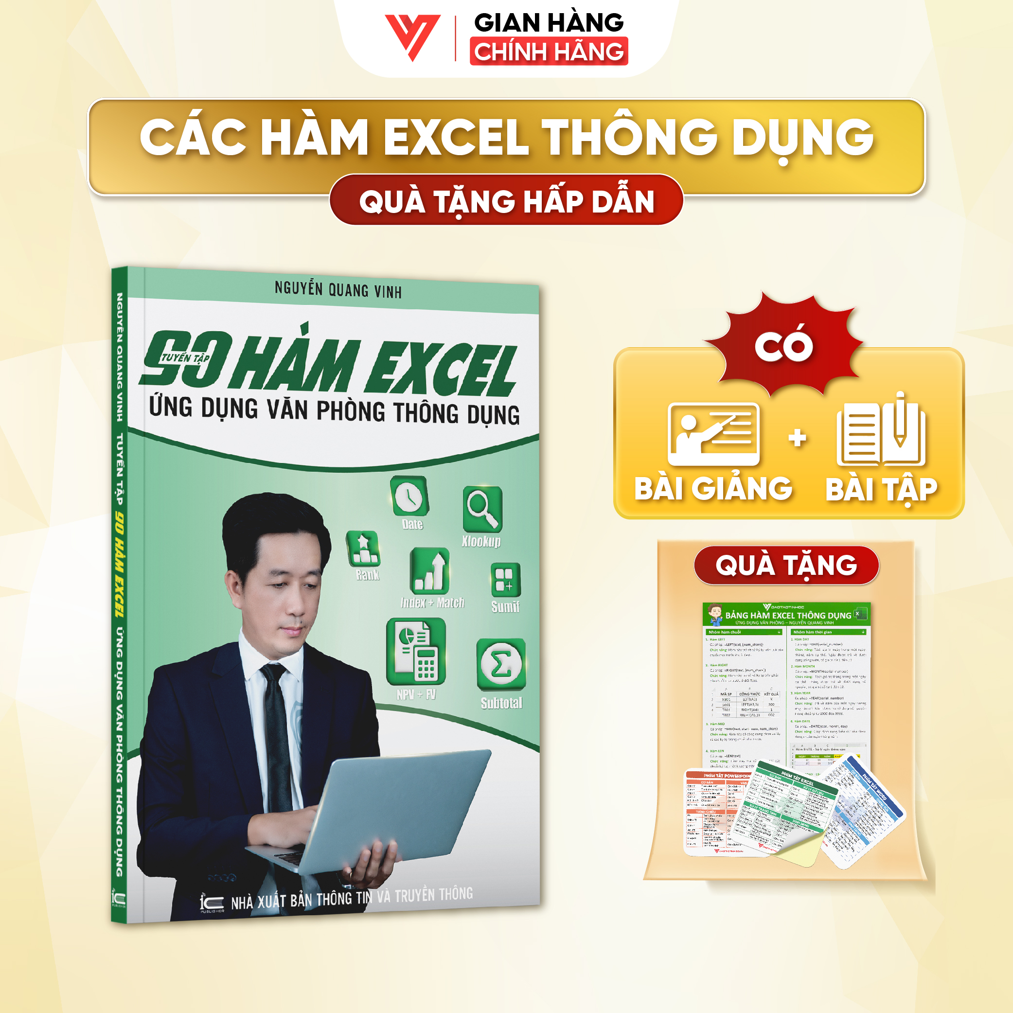 Sách 90 Hàm Excel ĐÀO TẠO TIN HỌC Ứng Dụng Văn Phòng Thông Dụng
