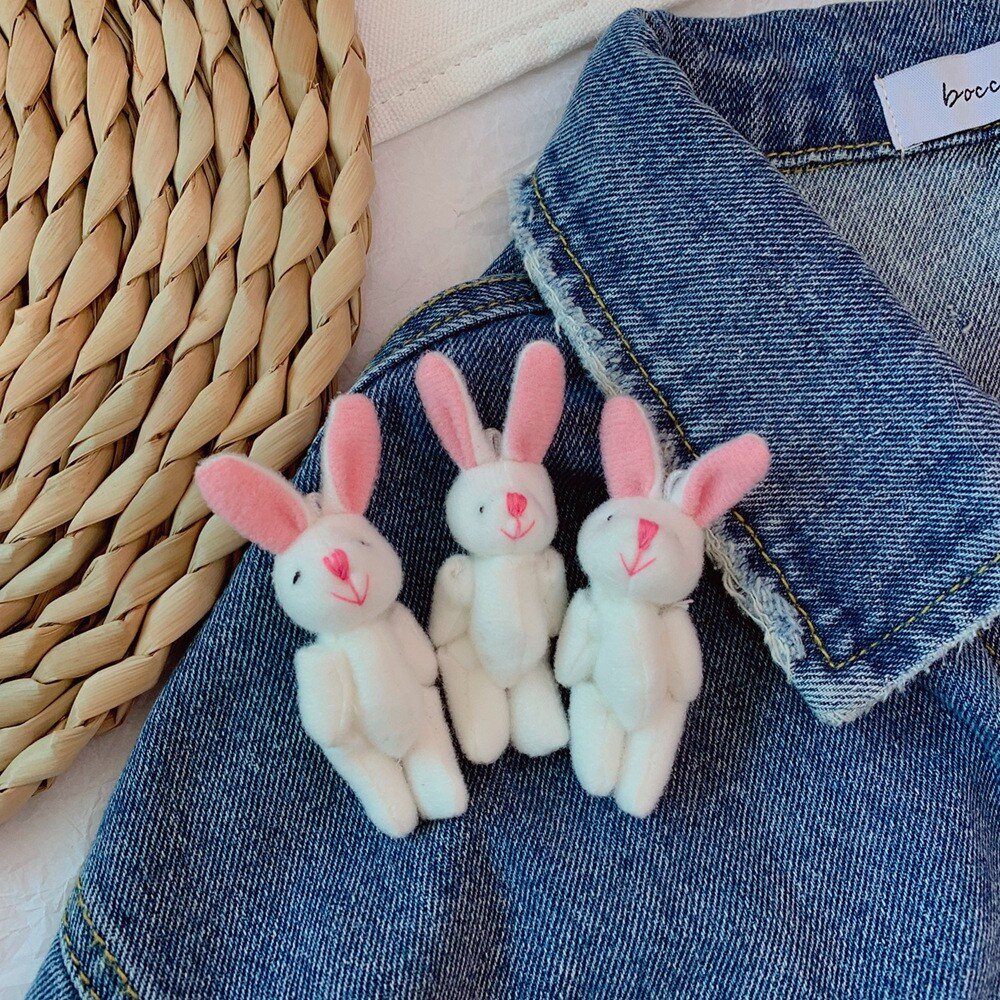 Huy Hiệu/ Ghim Cài Áo, Balo, Nón Hình Gấu Bông Teddy - Thỏ Bông Hoạt Hình Dễ Thương, Phụ Kiện Nổi Bật