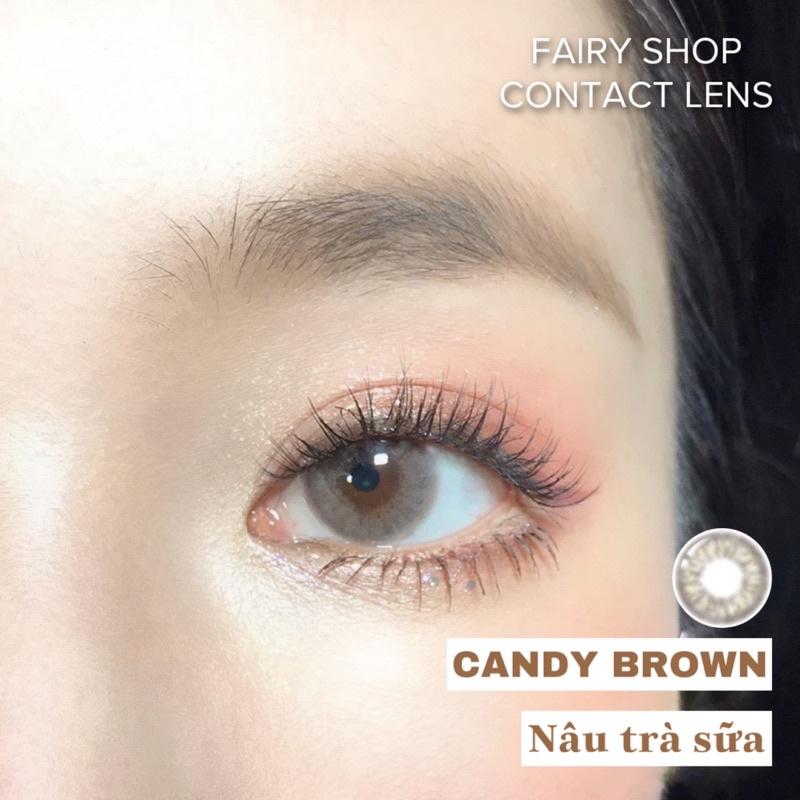 Kính Áp tròng Candy Brown Nâu Trà Sữa - FAIRY SHOP CONTACT LENS