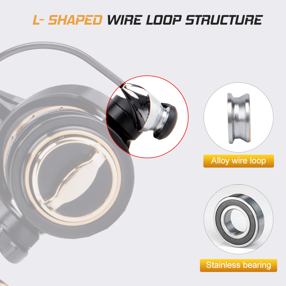 Vòng bi 6 + 1 không gỉ và công suất lớn, cuộn câu này có thể dễ dàng đáp ứng các nhu cầu khác nhau và nó giải quyết cho việc câu cá của bạn