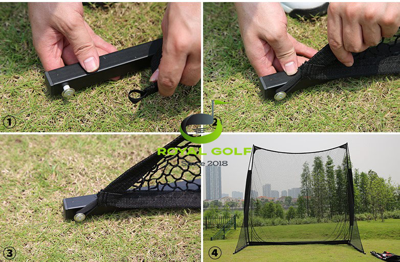 Lồng Tập Golf Swing Khung Lưới Tập Golf Cao Cấp chữ U chính hãng