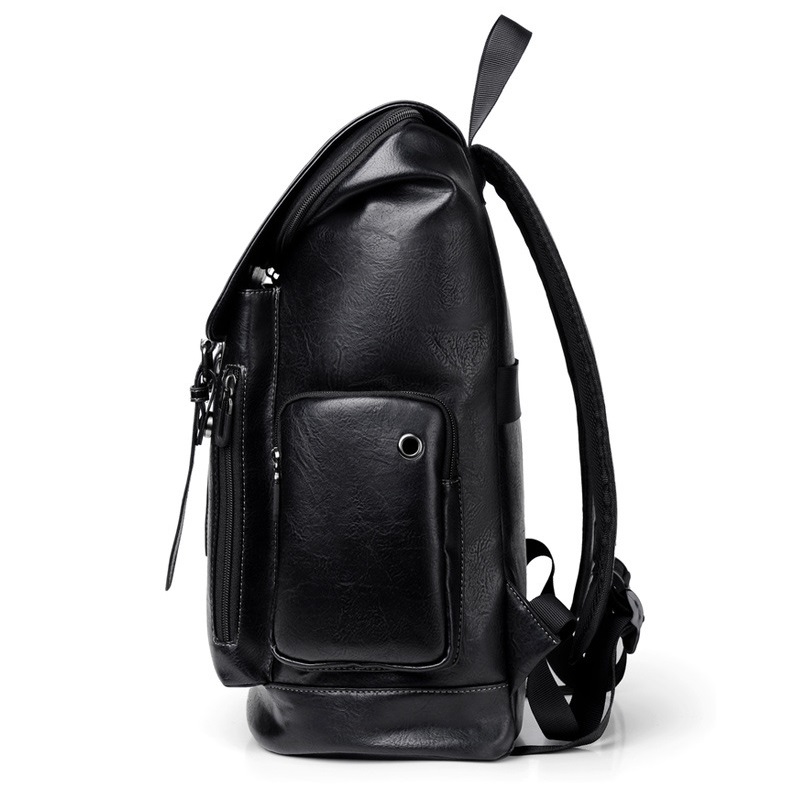 Balo da nam chống nước Baodidaishu Aolang Black A3004 (Đen)