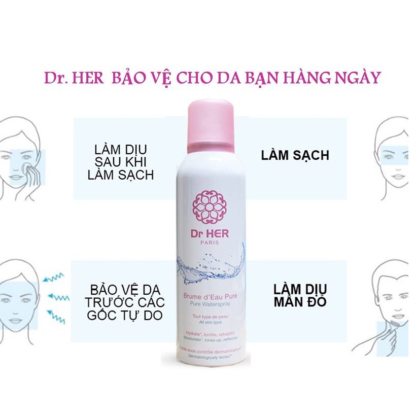 Xịt Khoáng Pháp Dr Her-150ml