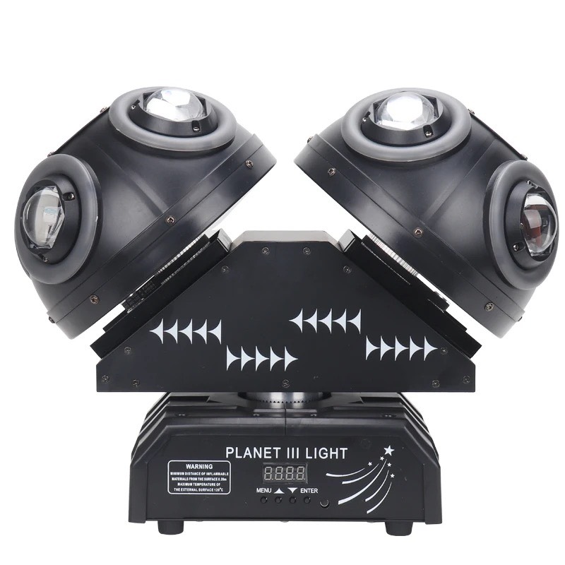 ĐÈN MOVING BALL 2 ĐẦU 8 MẮT LED + LASER - DÙNG TRANG TRÍ TRONG QUÁN BAR , DISCO , DJ