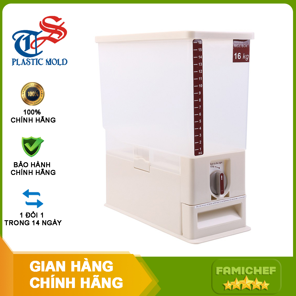 Thùng đựng gạo thông minh Tashuan TS-3626A 16kg