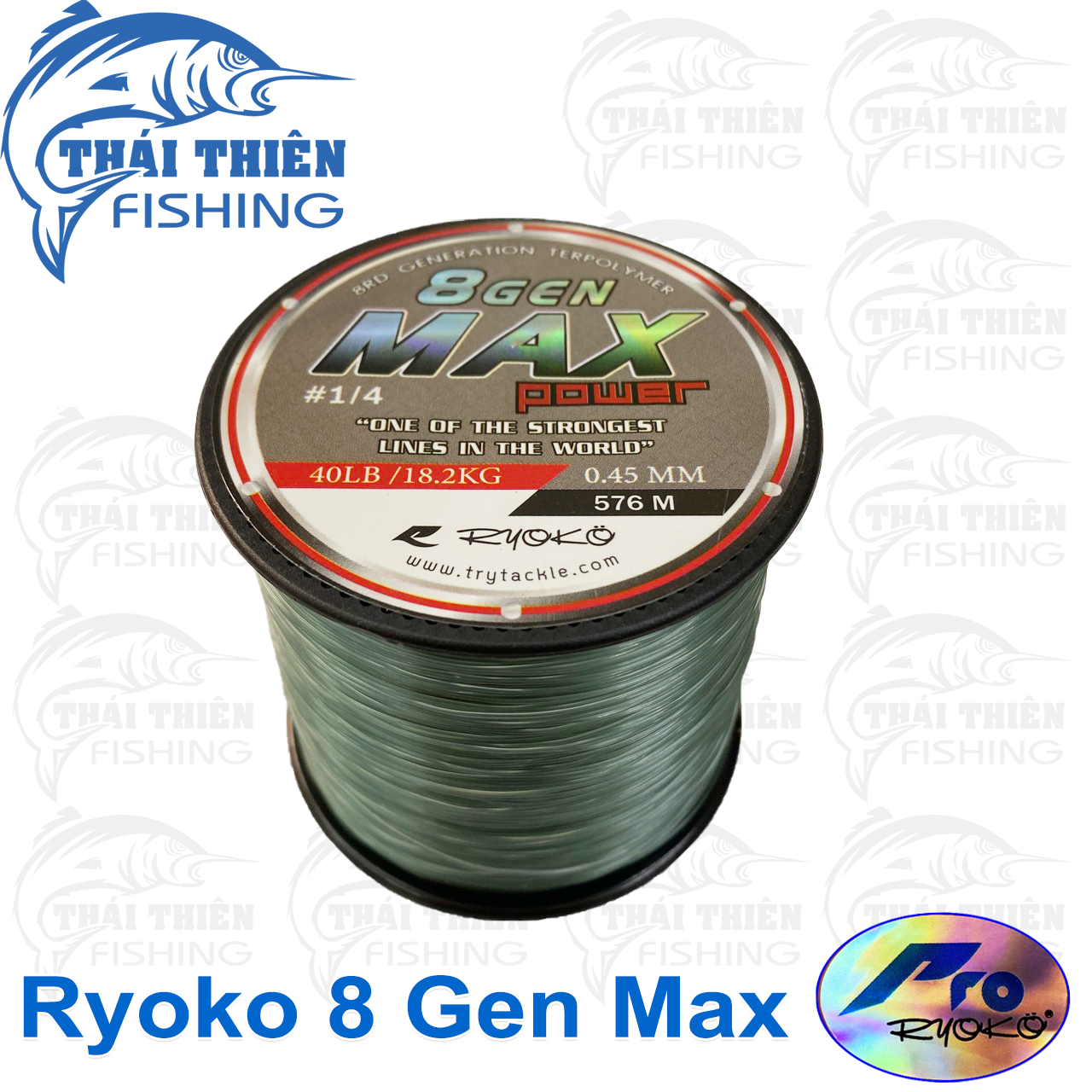 Cước Câu Cá Ryoko Thái Lan Thế Hệ Mới 8 Gen Max PRO