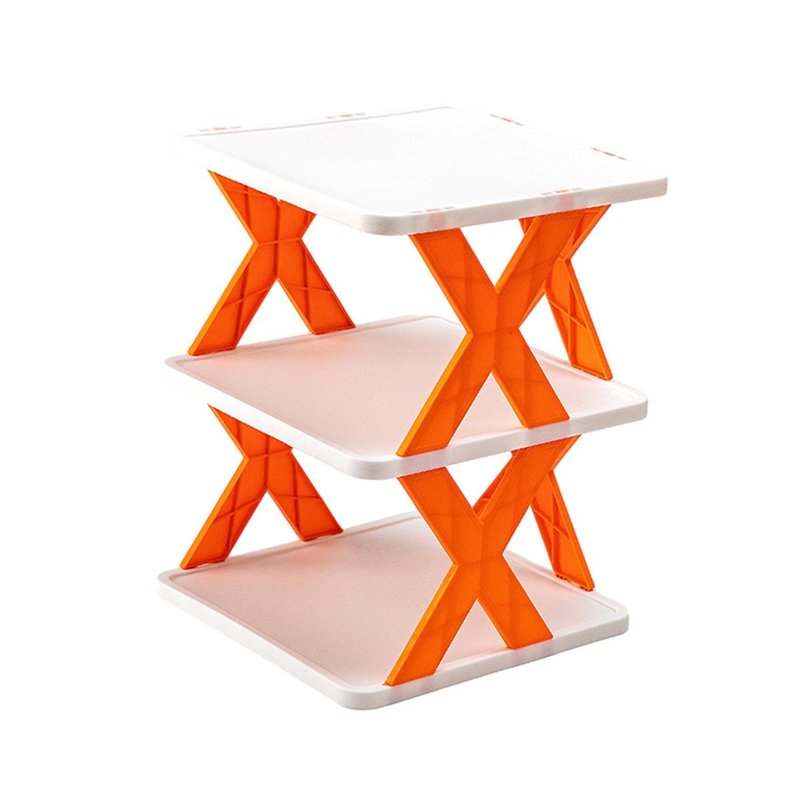 Foldable Shoe Rack Shoe Shelf Portable Flower Pot Holder Shoe Closet Shoe Storage Organizer Shoe Stand for Apartment Bathroom