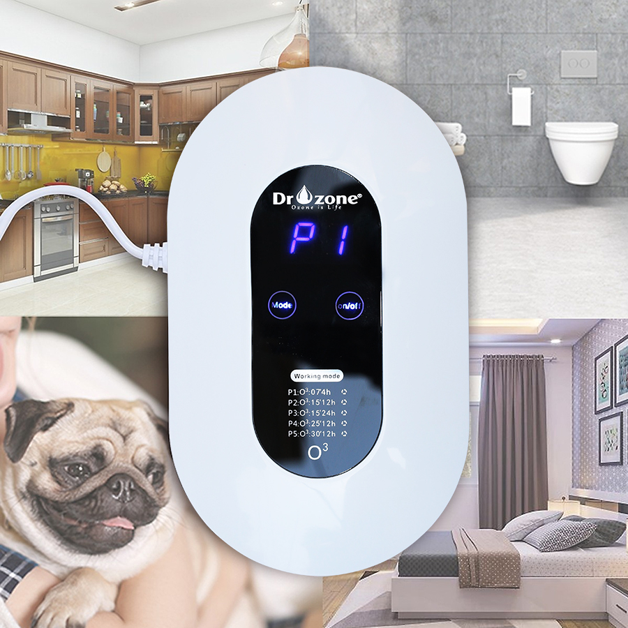 Máy khử mùi nhà vệ sinh DrOzone Smart Clean Pro  - Diện tích sử dụng 10-25m2 -  Hàng chính hãng