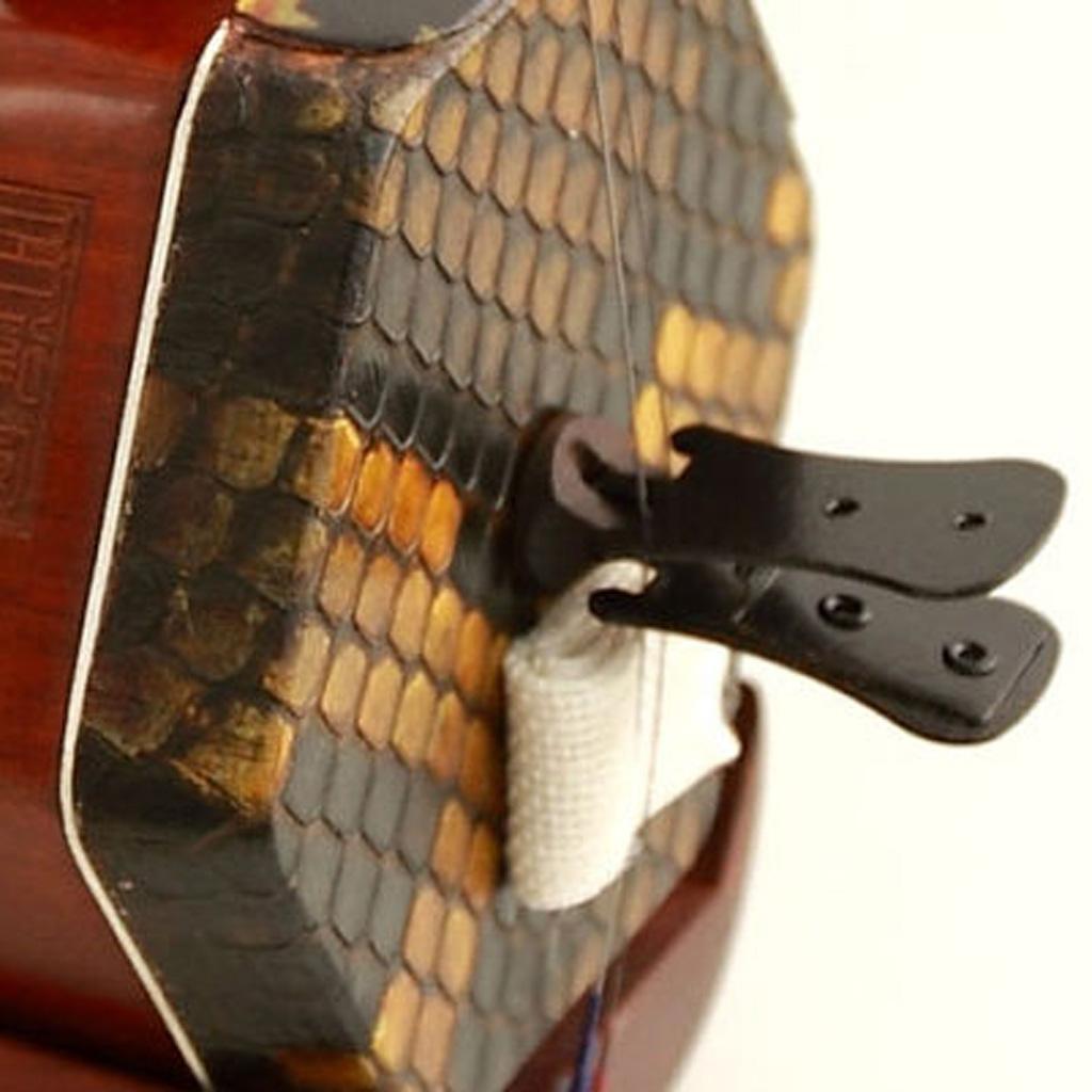 Sunnimix Đen Đàn Nhị Zhonghu Tắt Tiếng Hoàn Thiện Đàn Nhị Nhét Ống Hãm Thanh Dây Phần Phụ Kiện