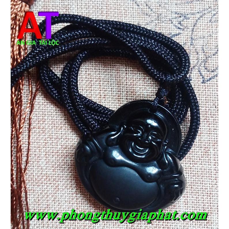 Mặt dây chuyền phật di lặc đá núi lửa