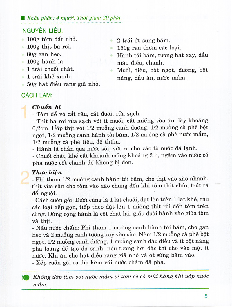 Sách 30 Công Thức Nấu Ăn Của Yanny - Món Ăn Đường Phố