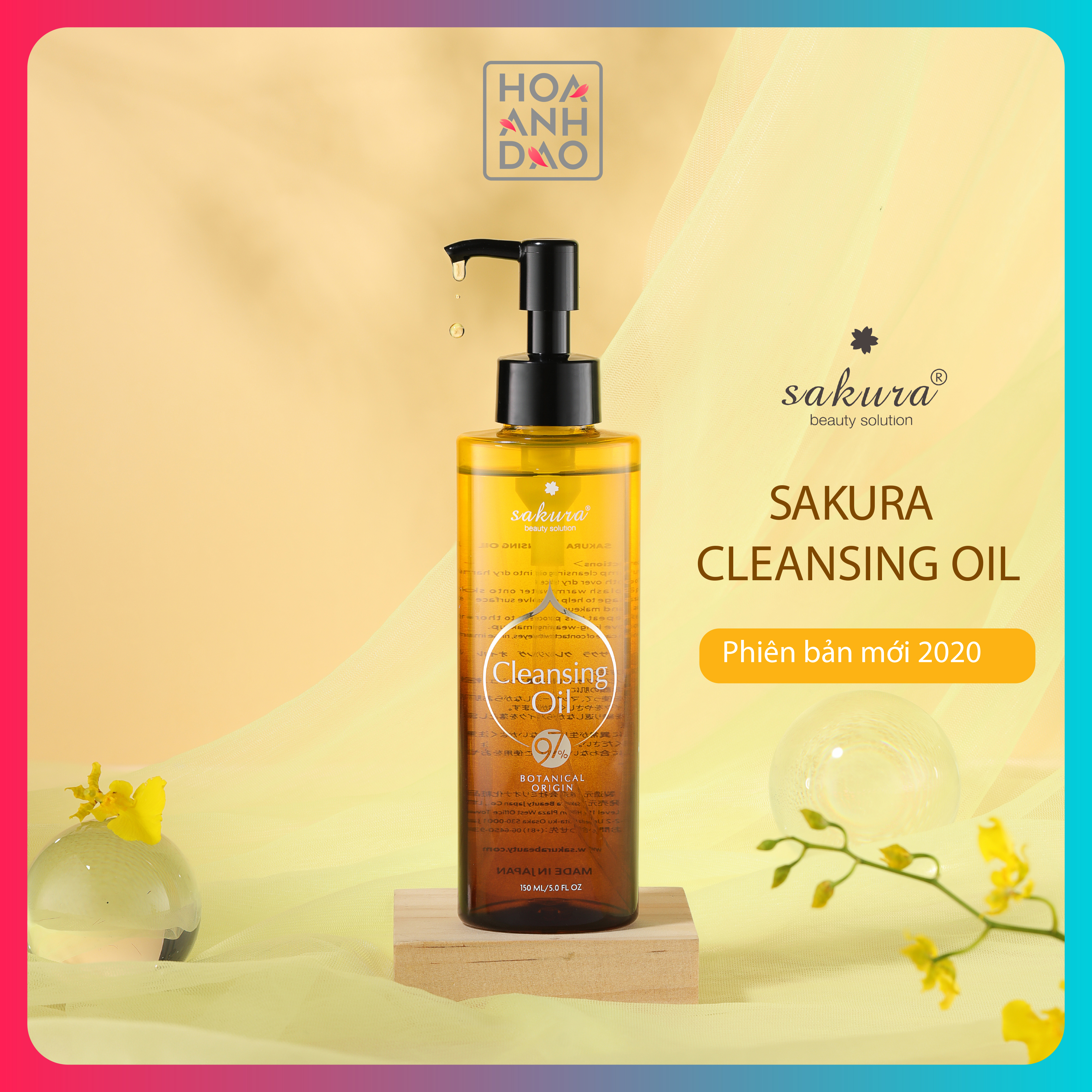 Dầu tẩy trang Sakura Cleansing Oil (150ml)