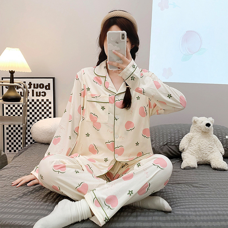 Bộ Đồ Bầu Và Sau Sinh Dài Tay Có Khe Mở Cho con bú AZ28