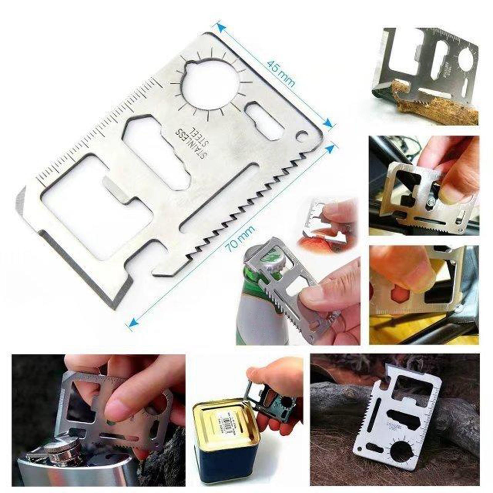 Outdoor Survival Gear Kit 13 in 1 Camping Hunting SOS Tools Set Box