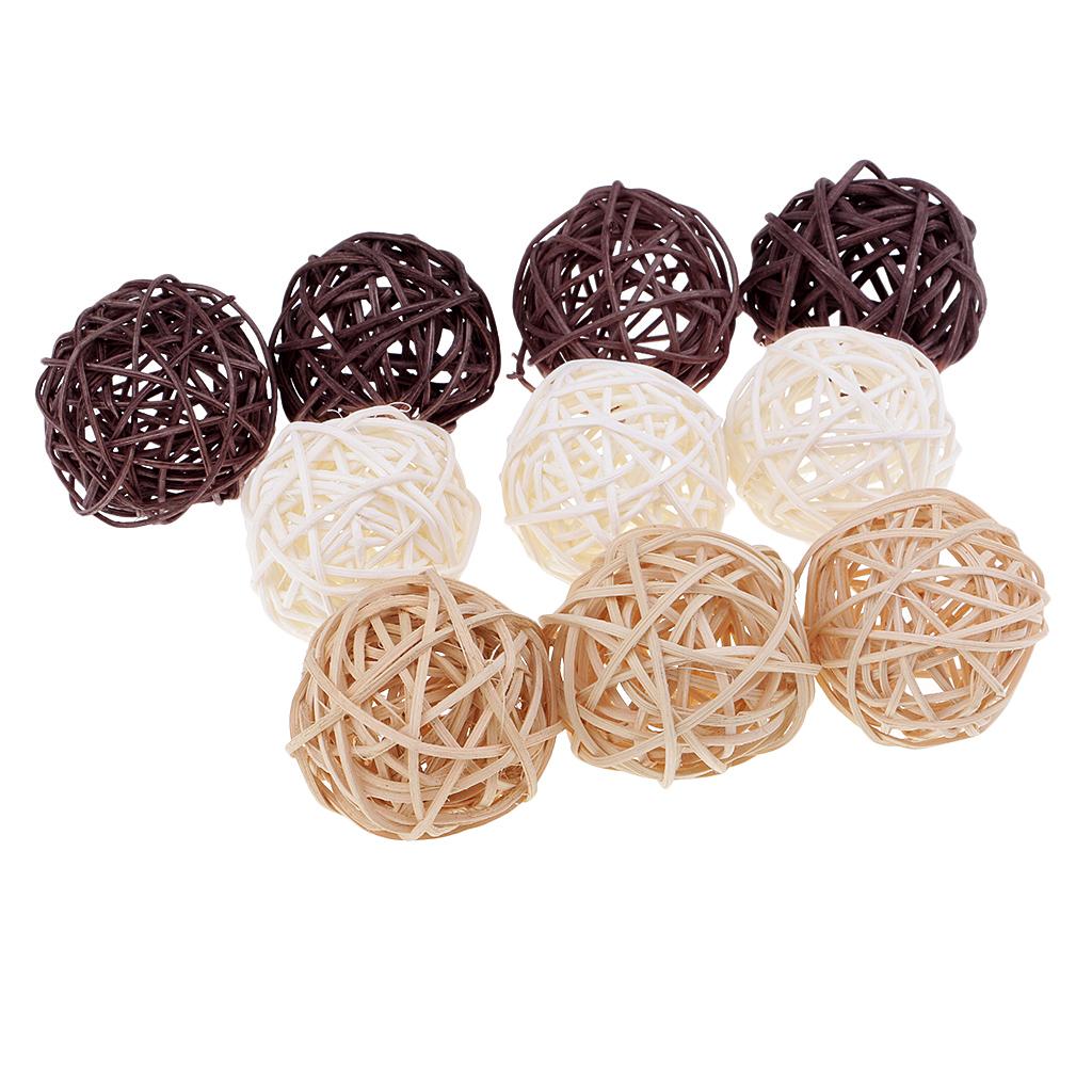 20 Cái 5 Cm Bộ Bấc Mây Bóng Nhà Giáng Sinh Tiệc Cưới Trang Trí Thủ Công