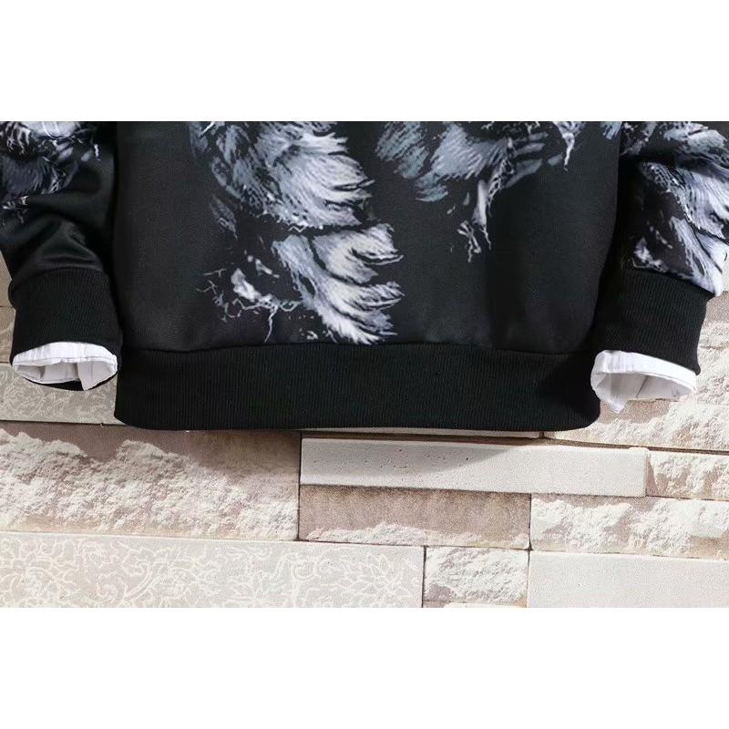 Áo Thun Tay Dài In Hình 3d Cá Tính Cho Nam