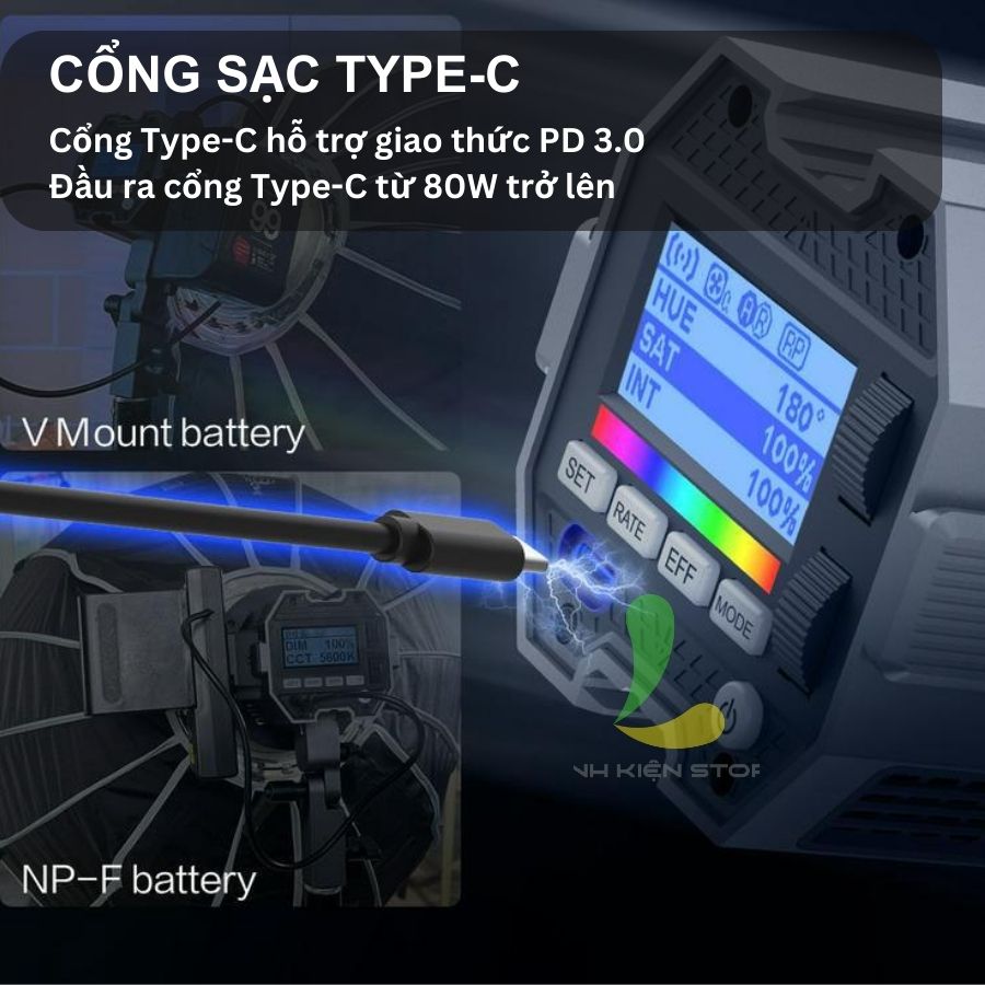 Đèn Led Video COLBOR CL60R - Đèn Studio 65W RGB siêu nhỏ gọn, nhiệt độ màu 2700K-6500K ấn tượng