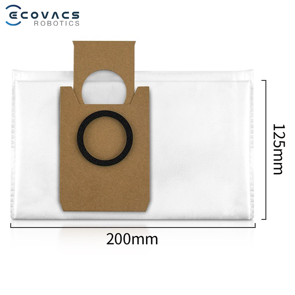 Túi đựng rác dùng cho robot hút bụi ECOVACS DEEBOT T8 Max Plus, T8 AIVI Plus, T9 Plus, T9 AIVI Plus, N8 Plus, N8 Pro Plus, N10 Plus- Hàng Chính Hãng
