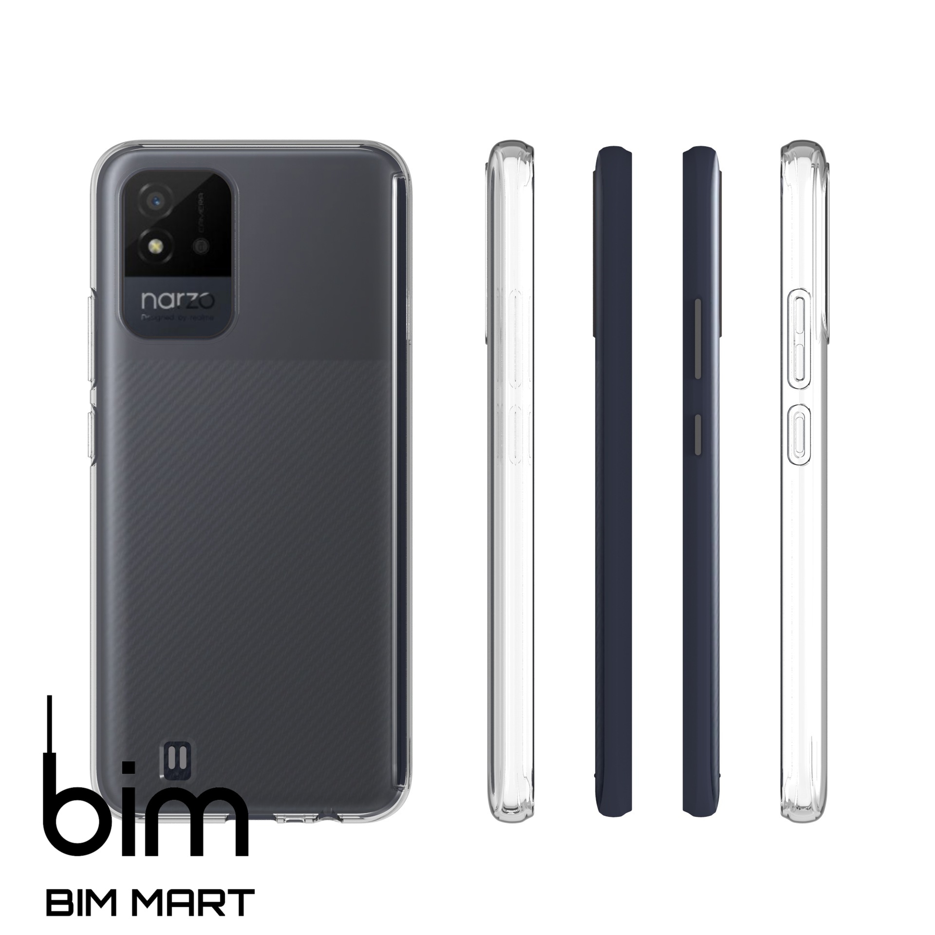 Ốp lưng dành cho Realme Narzo 50i silicon dẻo trong suốt cao cấp A+