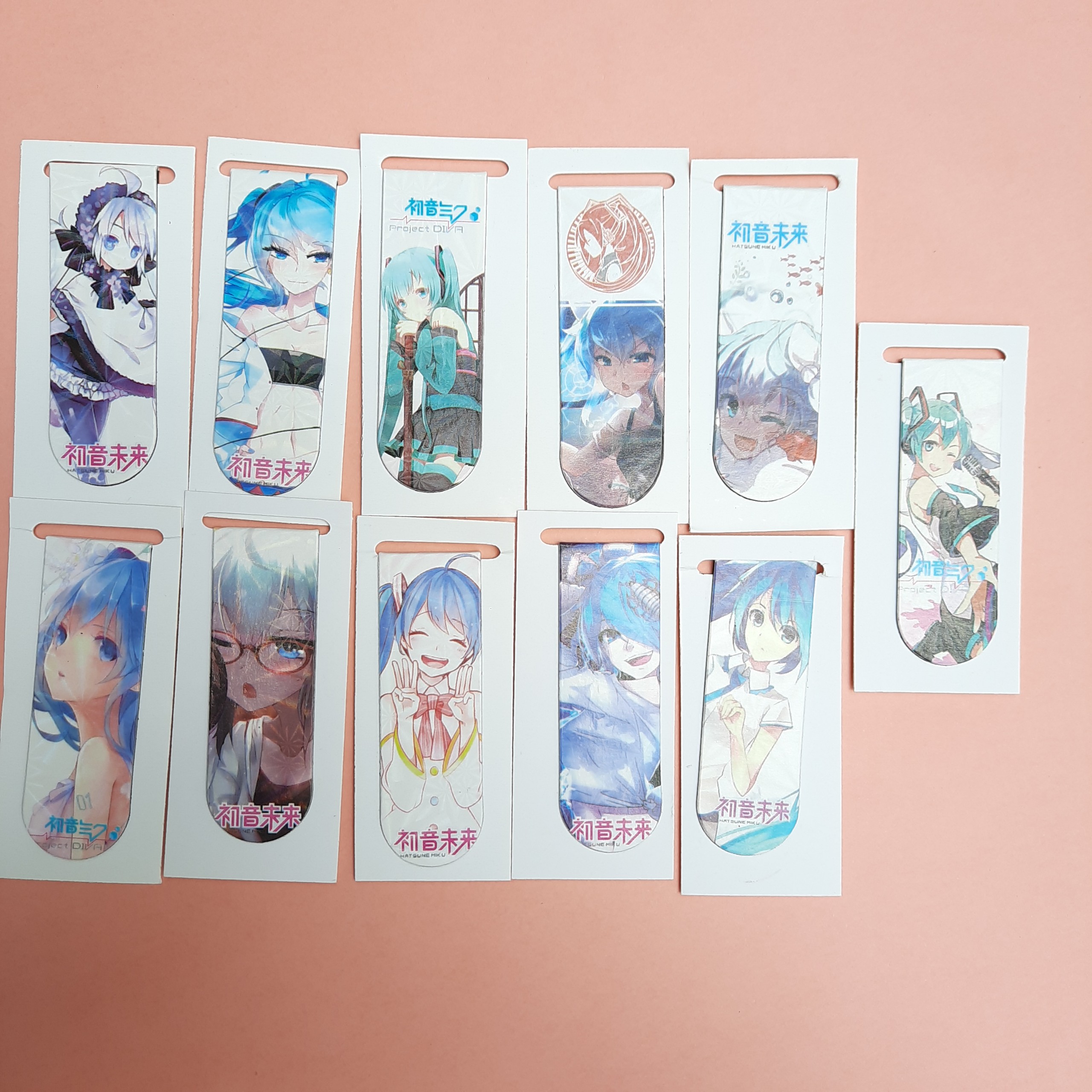 Combo 5 Bookmark Nam Châm Đánh Dấu Sách - Anime (Mẫu Ngẫu Nhiên)