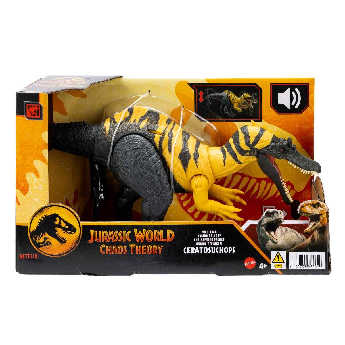 Đồ Chơi Mô Hình Khủng Long Ceratosuchops Có Âm Thanh JURASSIC WORLD MATTEL JCL66/HLP14