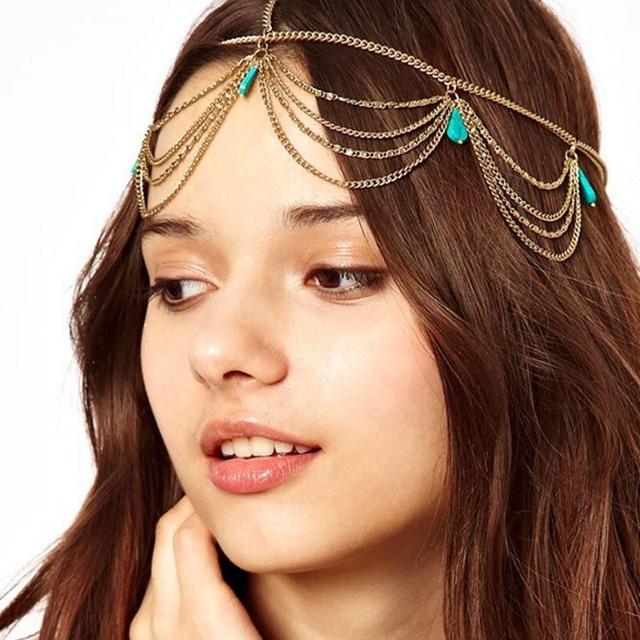 Bờm tóc Vòng đội đầu head chain boho style