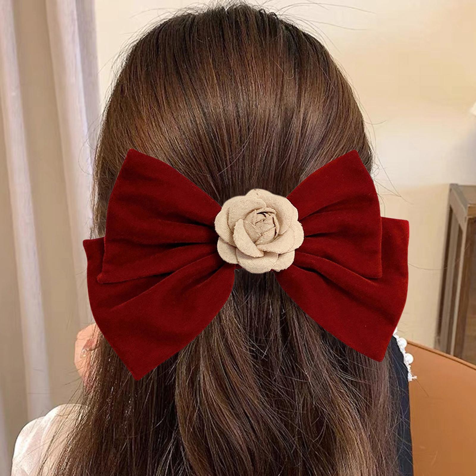 Hair Bow Hair Clip Barrettes Women Clothing Supplies Girls Birthday