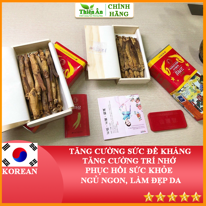 Hồng Sâm Củ Khô Daedong Hàn Quốc 300g Dòng Premium 11-20 Củ