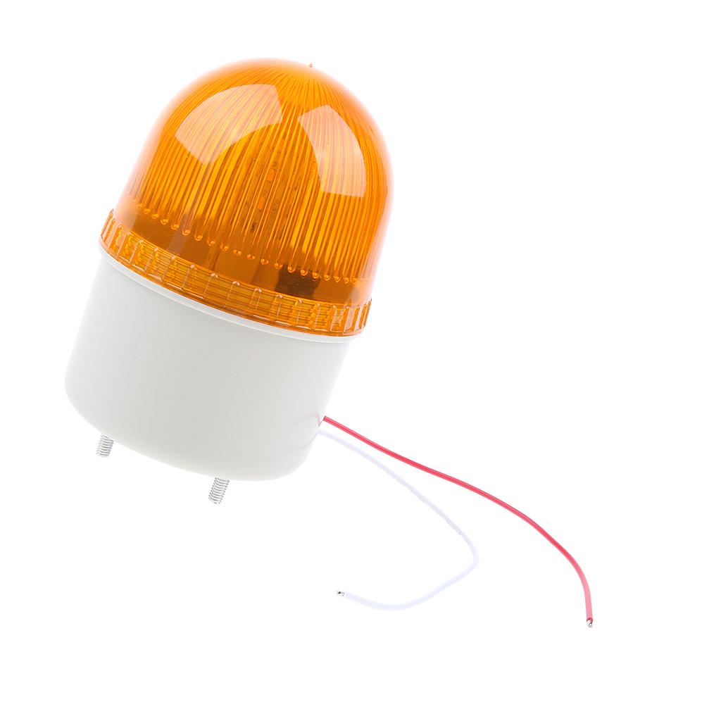 AC220V Emergency Warning Strobe LED Beacon Light with Alarm Sound / Amber