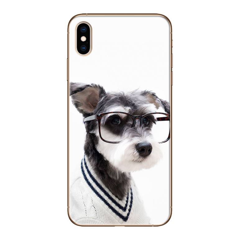 Ốp lưng dành cho iPhone X/XS/XS MAX - Cún Đeo Kính