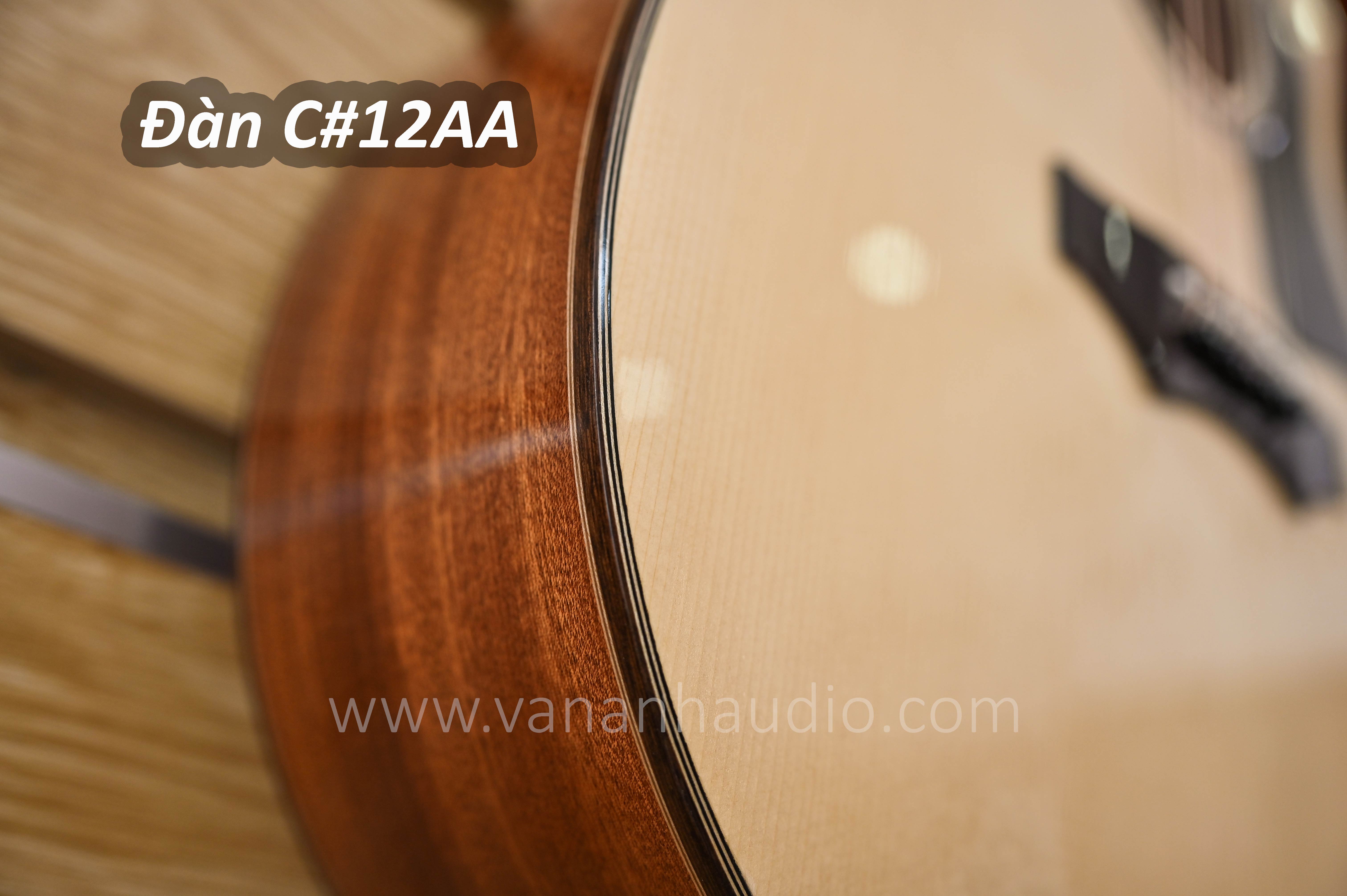 Đàn guitar acoustic C#12AA (Khảm trai)