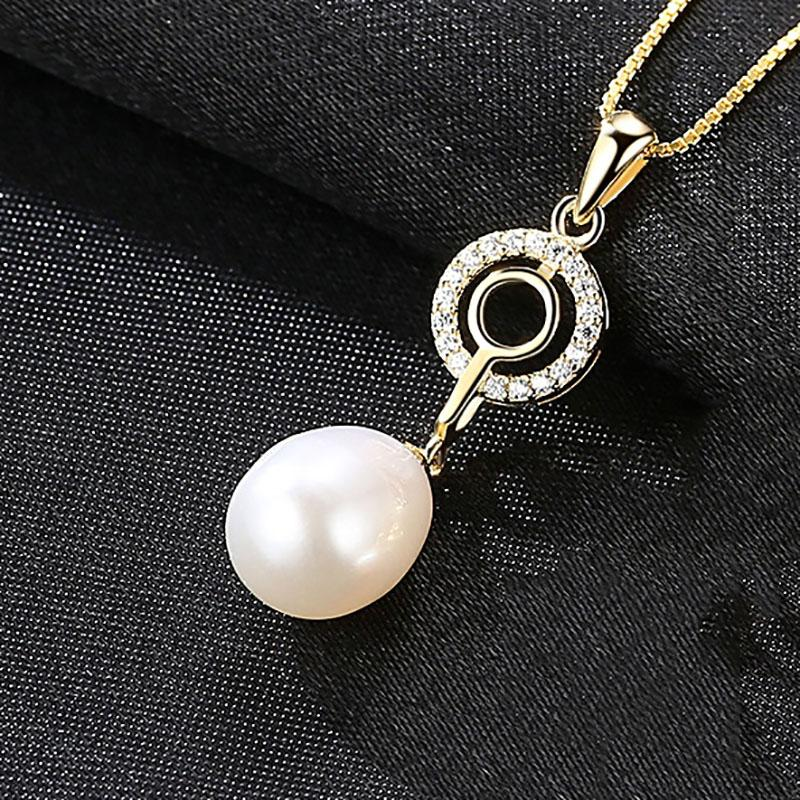Dây Chuyền Ngọc Trai Cao Cấp DB2338 Cỡ Hạt 7x9 Bảo Ngọc Jewelry