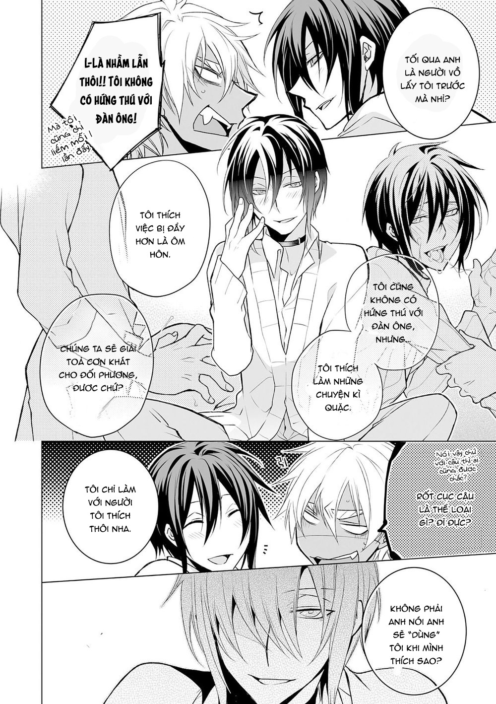 anh chàng người sói và tiểu thuyết gia lập dị chapter 1.2 4