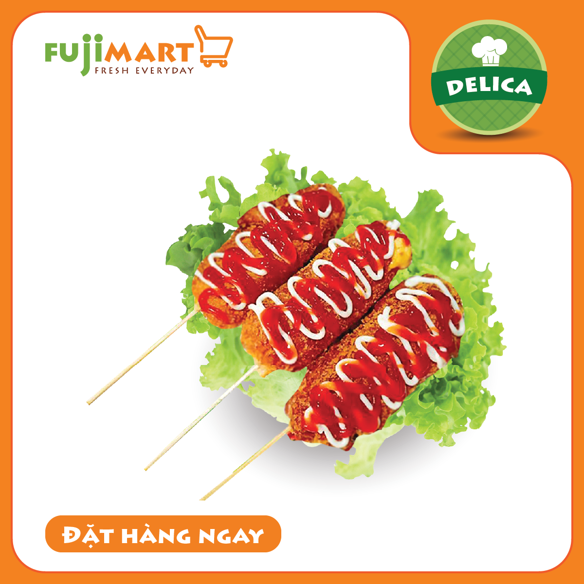 - Hotdog phomai ngô kiểu Hàn Quốc